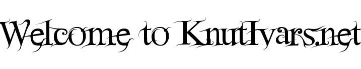 Welcome to KnutIvars.net!!